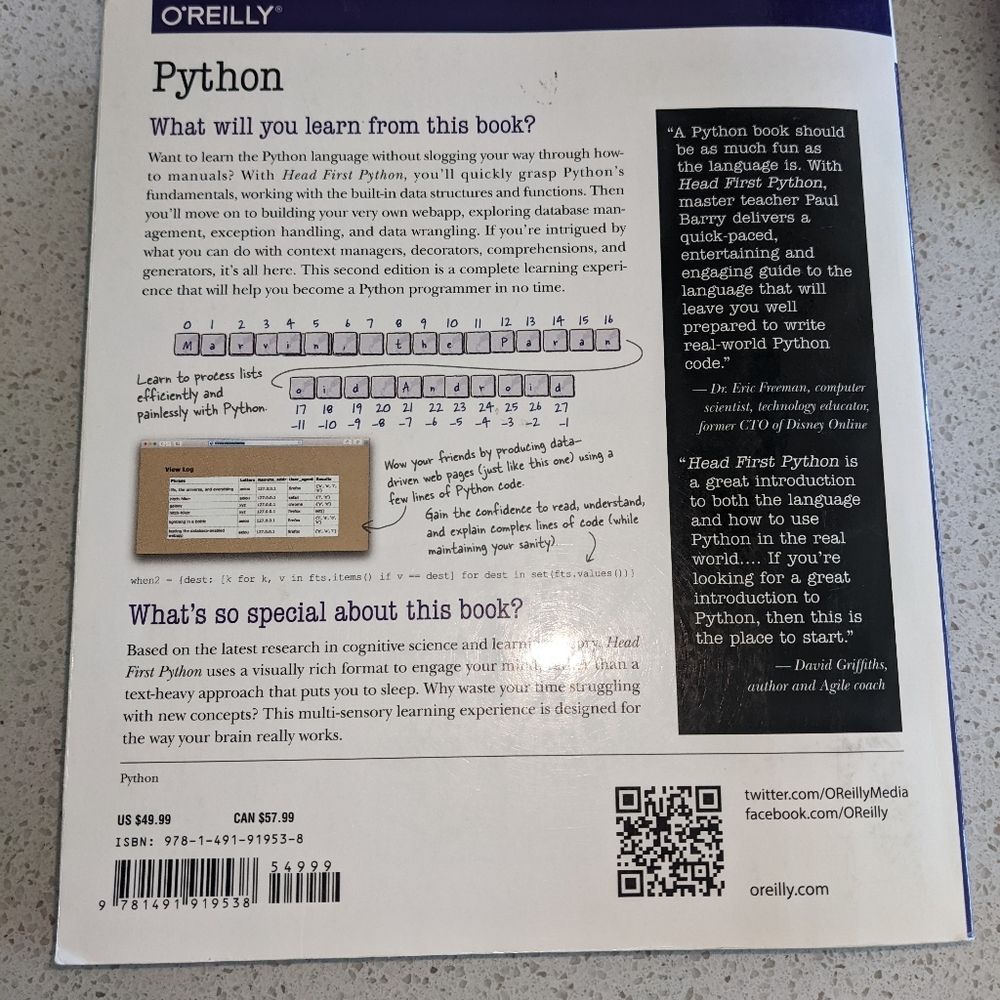 Brand new head first python 2md edition - Picture 2 of 2